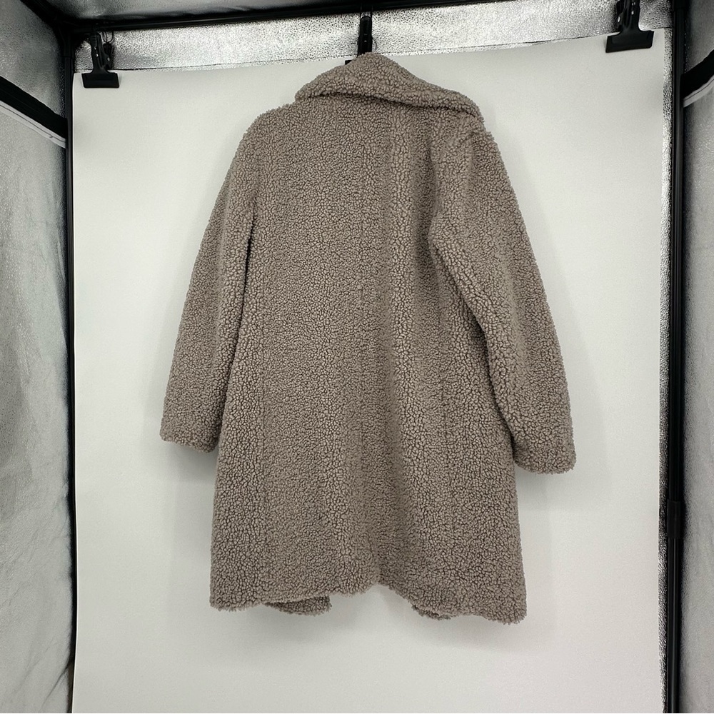 J. Crew Teddy Sherpa Topcoat jacket AB913 coat Size 1X XXL - Picture 3 of 9